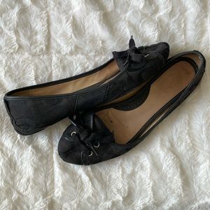 COACH LUCY SIGNATURE BALLETT FLATS GUC